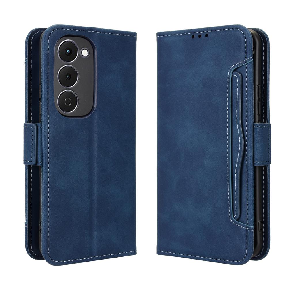 For TECNO Spark 40 Pro+ 4G Leather Case Phone Wallet Cover with Multiple Card Slots