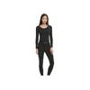 Calvin Klein Autumn And Winter Solid Color Round Neck Basic Long Sleeve T-Shirt Women Tops Black QS6894AD-UB1