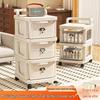 Compact Multi-Layer Toy & Sundries Storage Cabinet with Drawers for Kids' Room