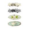 Hairpin Imitation Pearl Decor Enamel Small Hair Organizer Clip Side Bang Hair Pin Decorative Hair Accessories