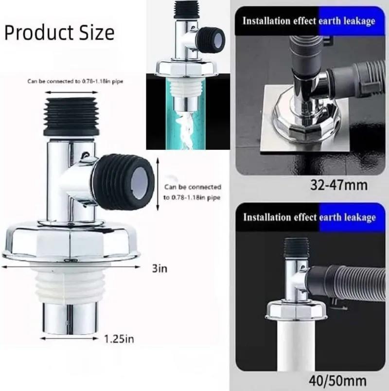 Washing Machine Floor Drain Joint Double Purpose Pipe Connector Dishwasher Universal Hose Adapter Disposer Trap Home Tools