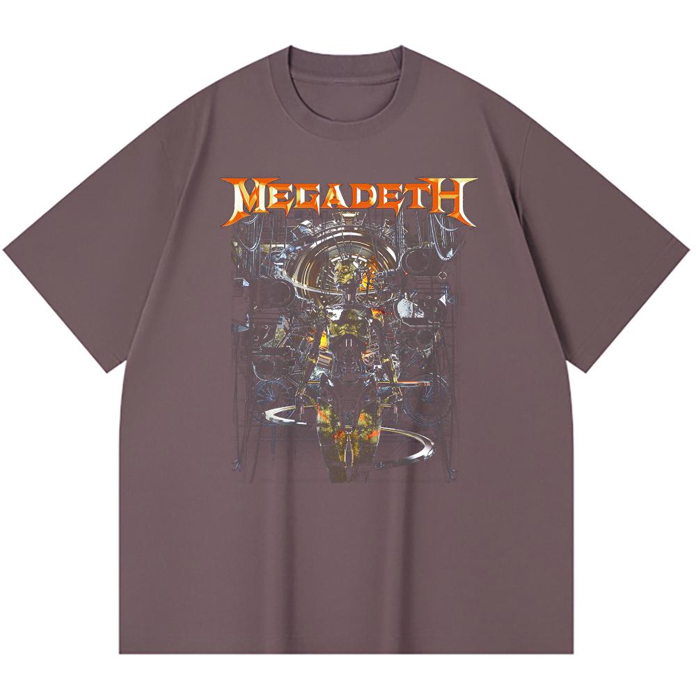 T-shirt Heavy Metal 230 g/m² 100% Bawełna Z Nadrukiem Zespołu Rockowego Popularnej Muzyki Unisex Ciężki Bawełniany T-shirt