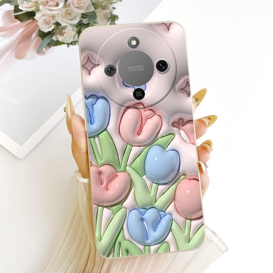For Honor Magic 8 Lite Case Honor X9d MTN-NX1 Cute Dog Panda Cartoon Cover Silicone Case For Honor X70 X 70 HonorX9d Soft Fundas