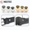 10/20/30Pcs Meetee 5-8mm Flat Head Rivet Buckles Metal Solid Nail Bolt for Bag Clothes Decorative Screws DIY Leather Accessories