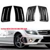 För Benz W204 S204 C63 AMG 2007 2008 2009 2010 Bil Främre Bumper Splitter Sidoluftintag Utloppsskydd ABS Tillbehör
