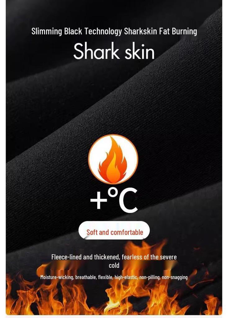 High-Waisted Fleece-Lined Shark Fin Micro-Flare Yoga Pants for Autumn/Winter Warmth