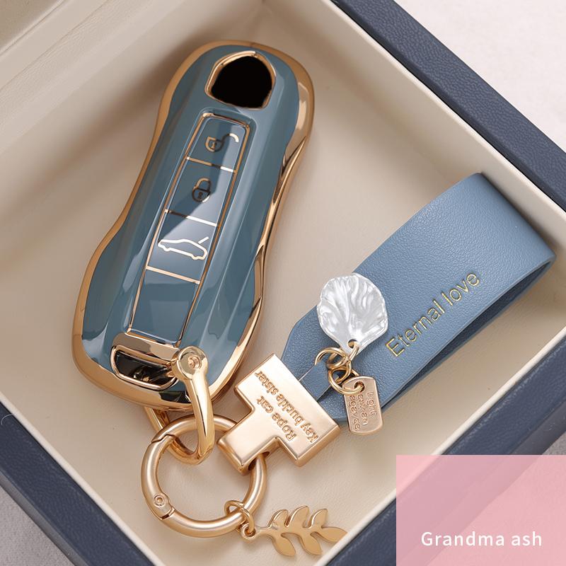 Étui de protection intelligent pour clé de voiture Porsche (Panamera, Macan, Cayenne, Cayman, Boxster, 911, 9YA, 971)