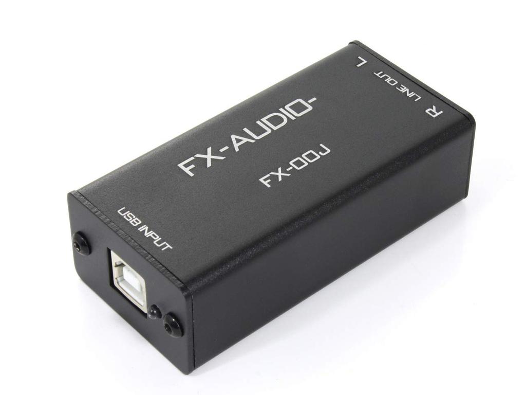FX-AUDIO- FX-00J USB bus-powered DAC with ESS ES9023P, USB connection with RCA output, Hi-Res compatible