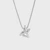 Disassemblable Geometric Necklace: Triangle & Square Mix-and-Match, Fade-Resistant, Long Necklace