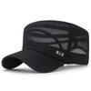 Summer Casual Outdoor Sports Cap Mesh Breathable Simple Sun Hat Unisex Solid Color Quick Dry Running Baseball Cap New