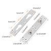 Heavy Duty Bed Frame Rail Fasteners Invisible Bed Hanging Buckle Stainless Steel Furniture Bed Hinge Connector Hardware