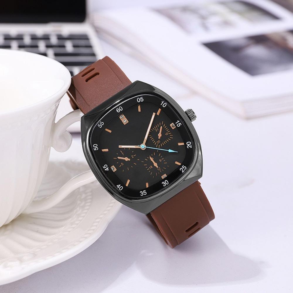 Waterproof Men Imitation Needle Watch Square Couple Watch Fashion Women Quartz Watch  for Women Men