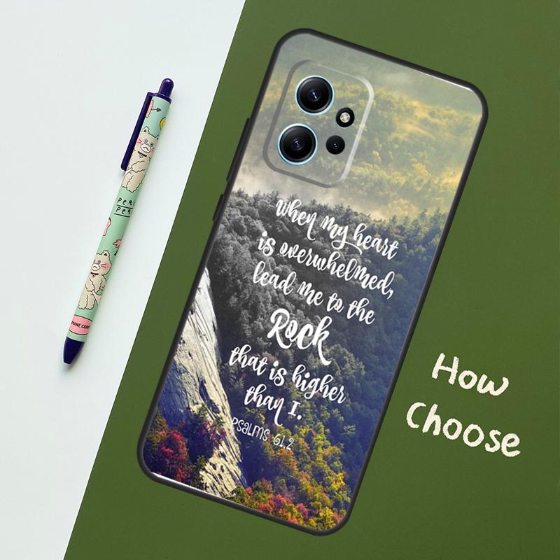 Christian Psalms Case For Xiaomi Redmi Note 13 10 11 12 14 15 Pro Plus Cover For Redmi 15C 15 14C 10C 12C 13C