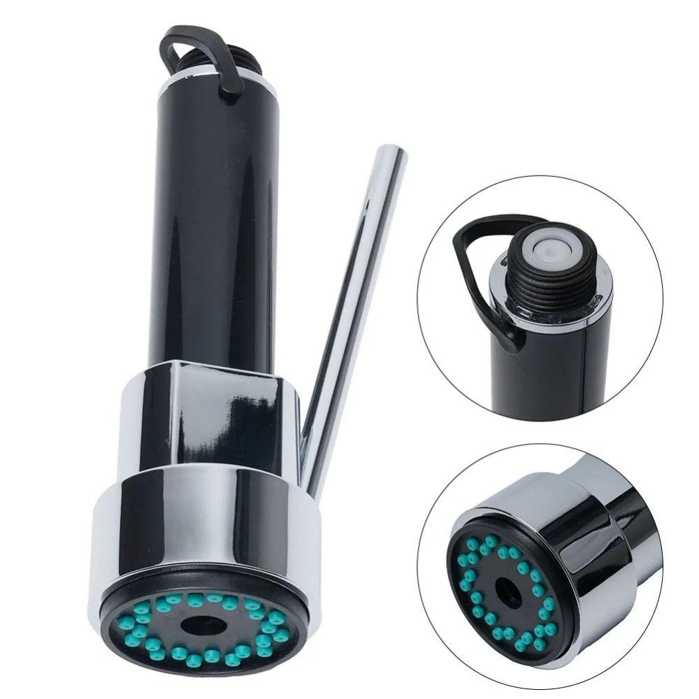Handheld Kitchen Faucet Plastic Pull Out Spray Head Spring Faucet  Kitchen Spout Head