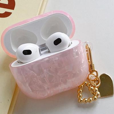 FINON Case for AirPods 4th Generation and AirPods Cute Carabiner Stylish Sparkly Design 4, Strap, (Pink)