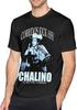 Ch-Alino Sa-Nchez Men Classic Breathable T Shirt Casual Round Neck Easy Tee Music Tunics