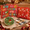 Decorative Holiday Stitch Advent Christmas Cross Crafting Tools Calendar, 24 Days Countdown Calendar Embroidery