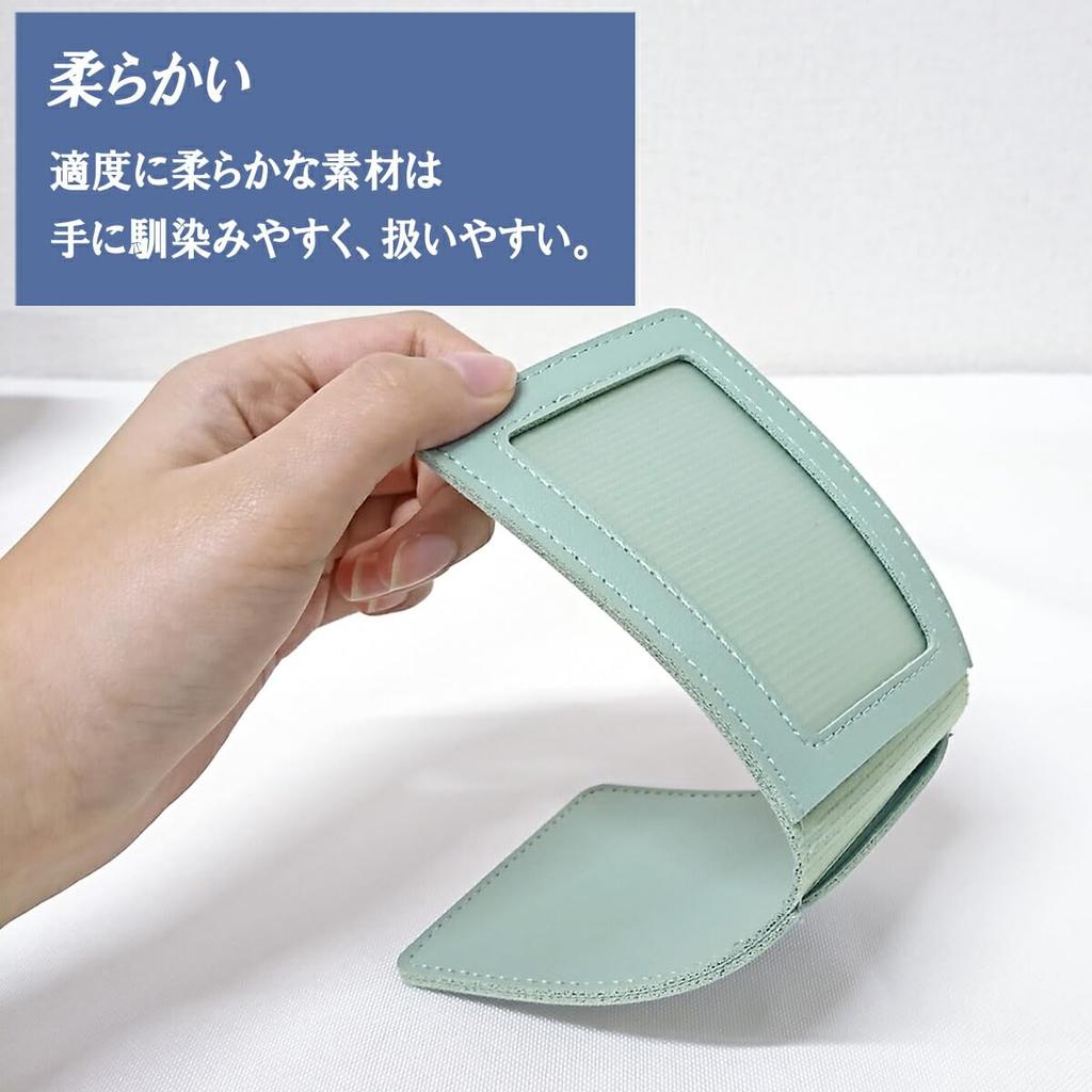 [violeta] Driver's License Case, Pass Case, My Number Card Case, IC Card Case, Slim Card Holder for Men and Women, Card Holder, Business Card Case,
