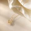 Youthway Romantic Butterfly Pendant Necklace For Women Minimalist 18K Gold Plated Stainless Steel Necklace Fashion Jewelry Gift