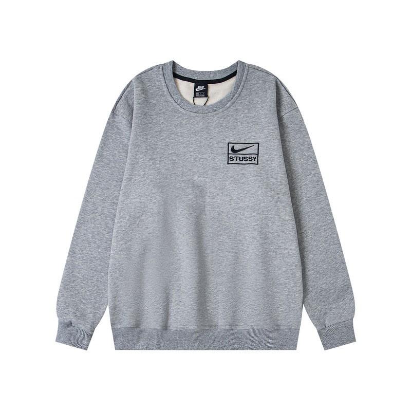 Unisex Oversized Cotton Hoodie With Minimalist Letter Embroidery Streetwear Casual Pullover Fall