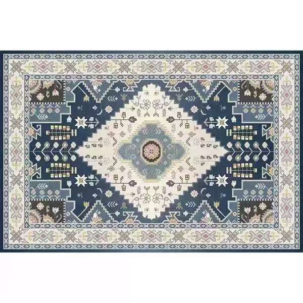 Vintage Living Room Carpet Ethnic Style Bedroom Bedside Carpet Persian Coffee Table Mat