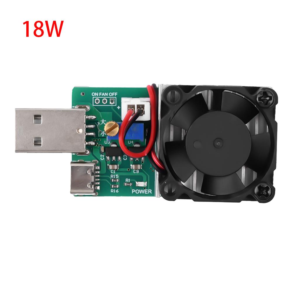 

18W 22.5W DC 3.7V-13V USB adjustable constant current electronic load aging fast charging and discharging resistance tester