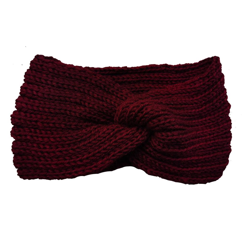 1 PC Vintage Knitted Twisted Hairband, Warm and Stylish for Autumn and Winter, Perfect for Daily Street Wear