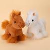 Long Hair Little Horse Plush Toys Stuffed Lifelike High Quality Horse Doll Soft Kids Hugging Animal Doll Pretty Desktop Decor
