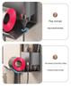 Wall-Mounted Hair Dryer Rack: Bathroom Storage Shelf & Hanging Bracket