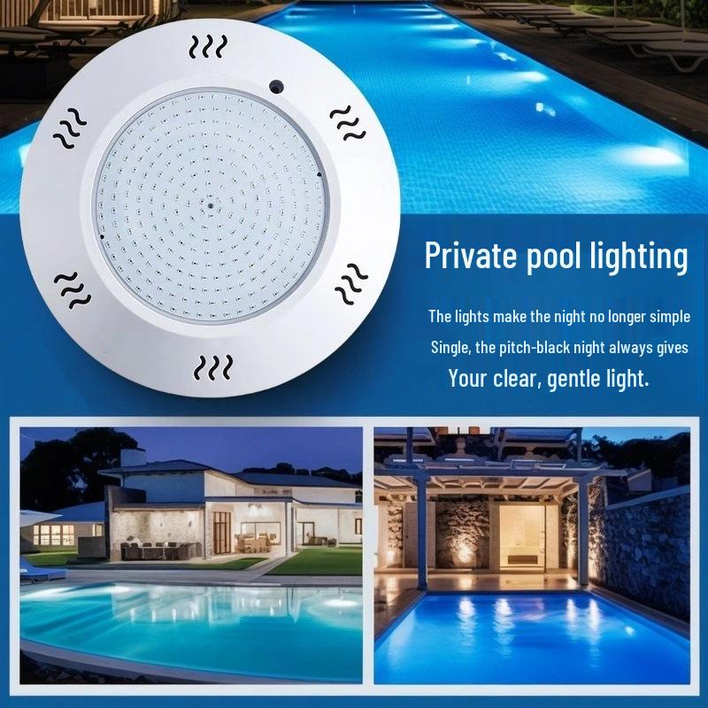 IP68 Waterproof RGB Pool Light with Remote - Seven-Color LED Underwater Lighting