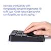 2.4G Wireless Numeric Keyboard Portable 35 Keys Financial Accounting   Keyboard Built-in Re Able Battery Black