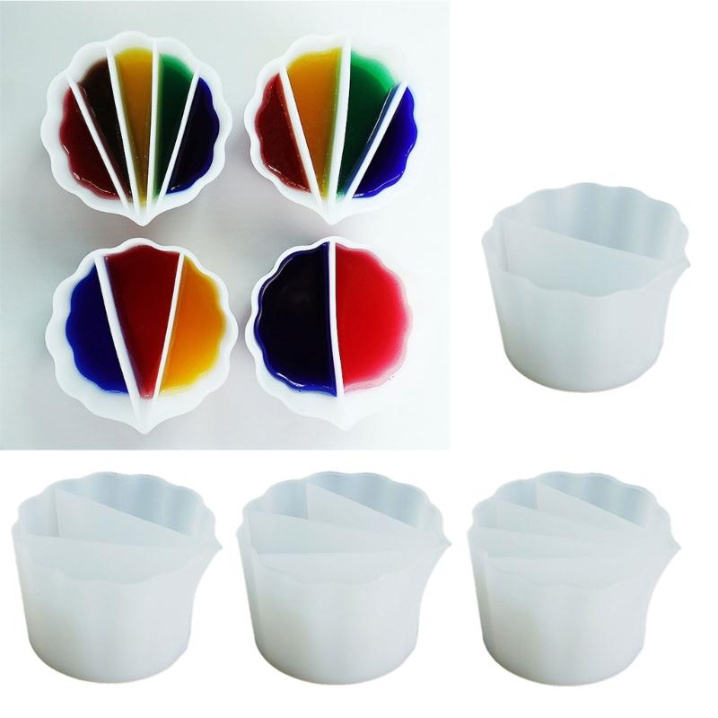 Silicone Resin Mixing Cups Distribution Cups DIY UV Resin Color Mixing Cups Liquid Resin Measuring Cups Jewelry Making