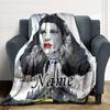 Custom Name Fantasy Portrait Name Party Blanket For Couch Bed Plush Cozy Fuzzy Blanket Super Soft Warm Blankets For Fall And Winter 091659