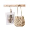 Fashionable Fringed Woven Straw Bag Single Shoulder Holiday Beach Women's Bag Hollow Fan Pattern Versatile Neutral Minimalist St