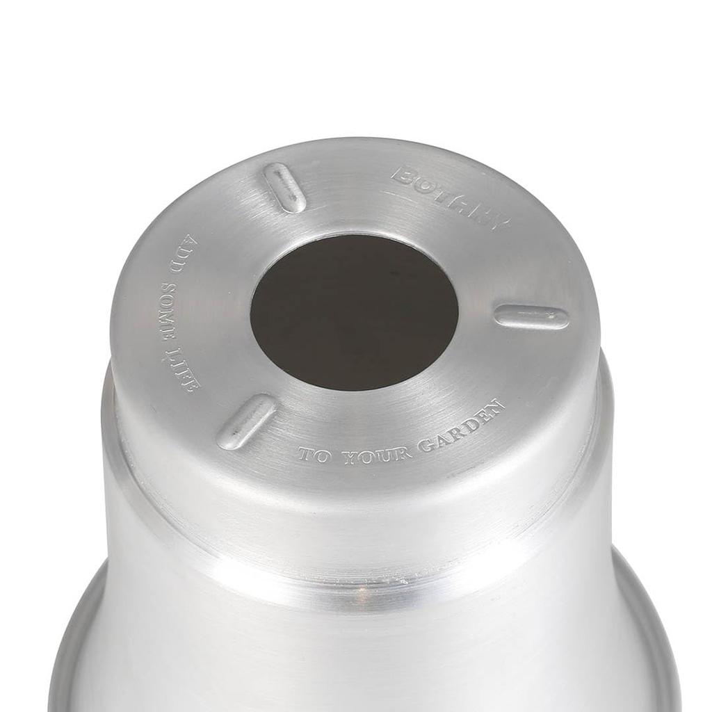 Dulton Aluminum Pot Medium with Saucer BOTANY Pot Planter Saucer with Drain Hole Height 158mm Diameter 163mm NB-0462M