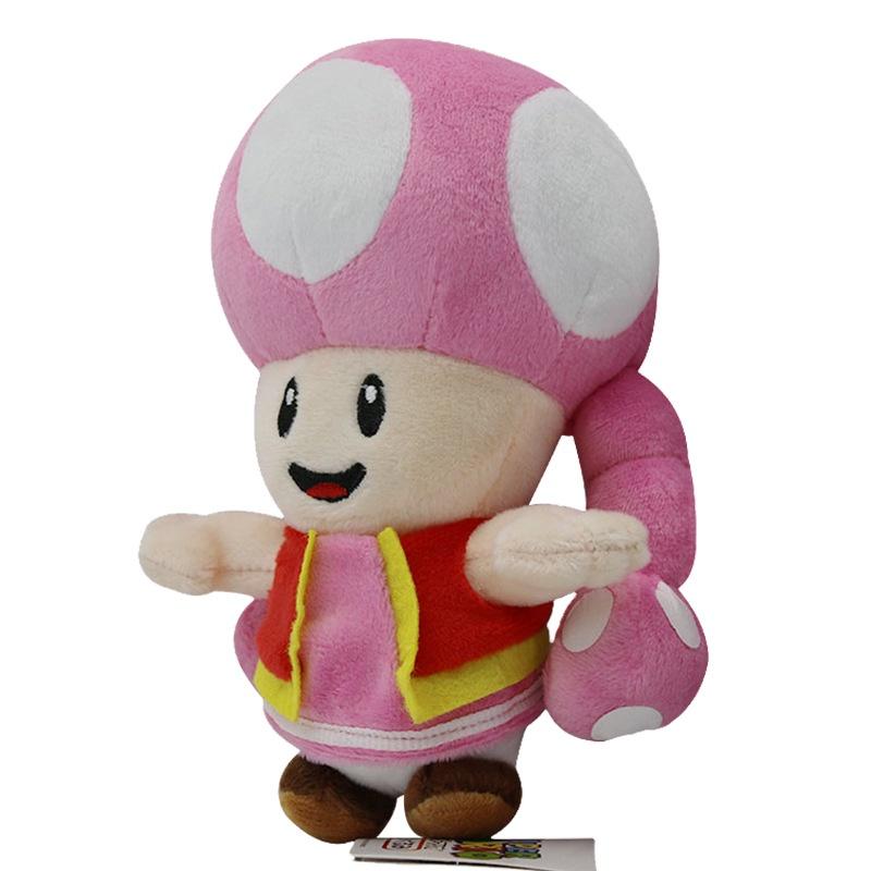 Nintendo Super Mario Bros Plush Toy Toadette Adorable 7" Soft Stuffed Animal Doll