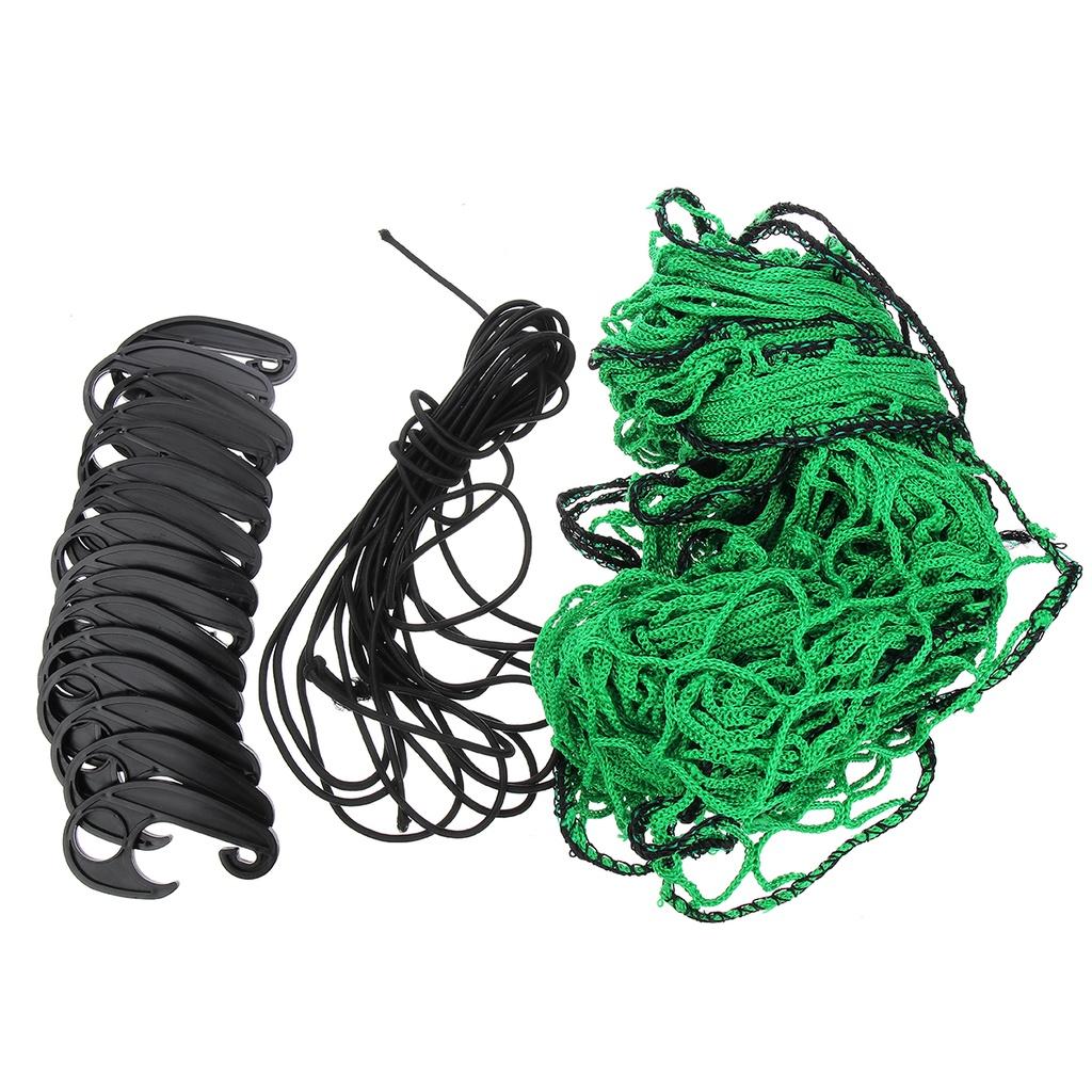 2x3m Universelles Langlebiges Ladungsnetz Neu Grün Stark Robust Schwerlast Gepäcknetz Auto Groß LKW Anhänger Abdeckung