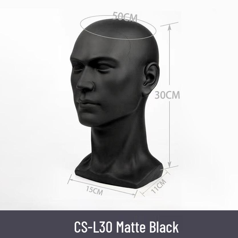 Multifunctional Display Mannequin Head for Spray Paint Hat, Bow Tie, Glasses, and Mask Props