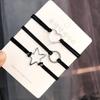 Girlish Leather Case with Korean Hair Ties, Mori Style Bun Hair Rope, and Cute Hair Ring.