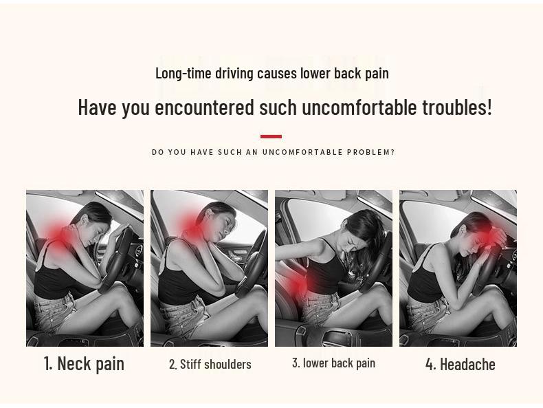 Mercedes-Benz Maybach Car Headrest & Lumbar Support Pillow Pair