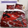 Elfen Lied Anime Pattern Bedding uilt Set uilt Cover Pillowcase Home Decoration Birthday Gift (1 * duvet cover + 2 * pillowcase  without core)41