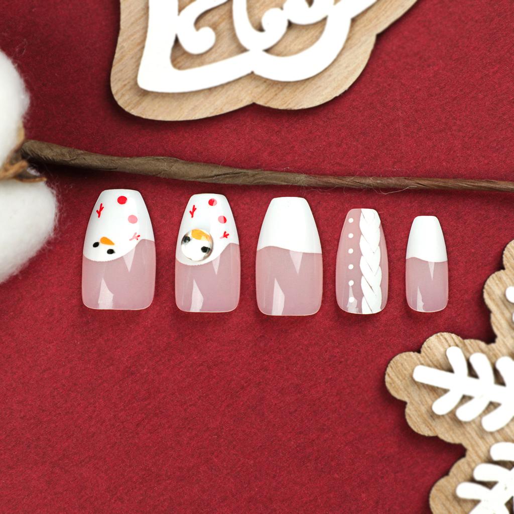 Christmas Wear Nail Nail Sticker Fake Nail Advanced Patch Nail Nail Patch Removable Wear Nail Art