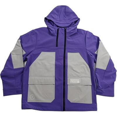 Jaqueta Casual com Capuz e Zíper Color Block Série Wade Jaquetas Masculinas AFDU571-3