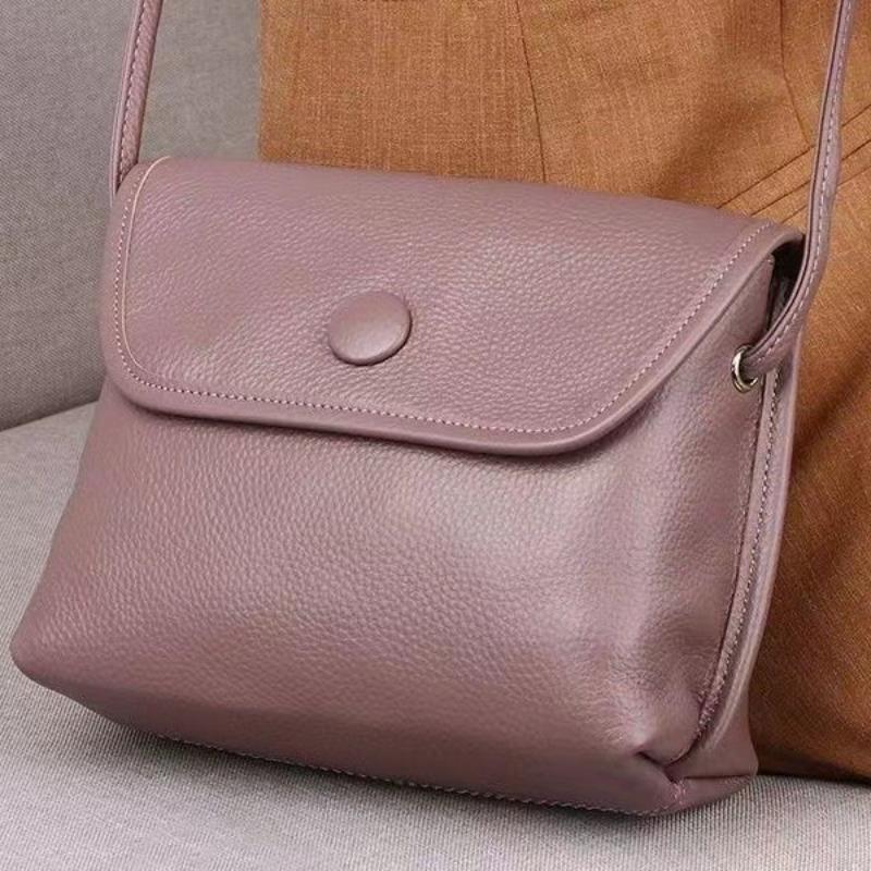 2026 New Style Genuine Leather Women's Crossbody Bags Made of Top-Grain Cowhide. Girls' Casual Small Shoulder Purse
