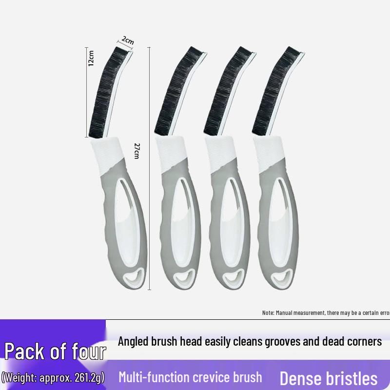 Cross-border Crevice Cleaning Brush - Kitchen Sink, Faucet, Bathtub, and Groove Cleaner with Plastic Handle