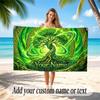 Tree of Life Theme Beach Towel Personalized Custom Name & Text Soft Quick Dry Beach Towel for Swimming Travel