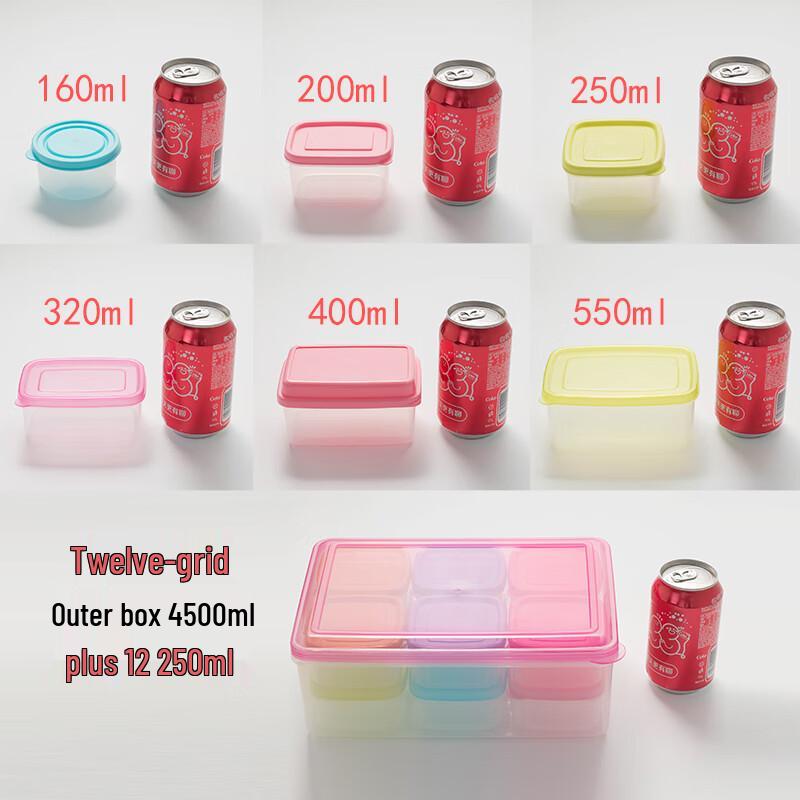 Homeglen Plastic Food Sample Storage Containers