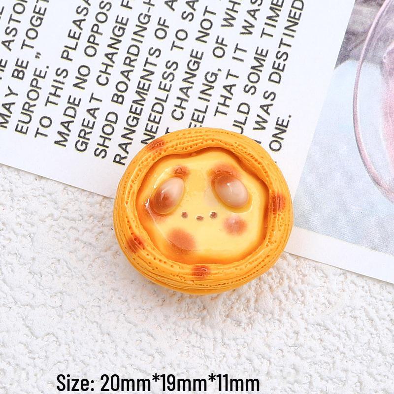 Cartoon Bear Bread Resin Accessories: DIY Jewelry, Hairpins, Shoe Buckles, and Cream Glue Decor