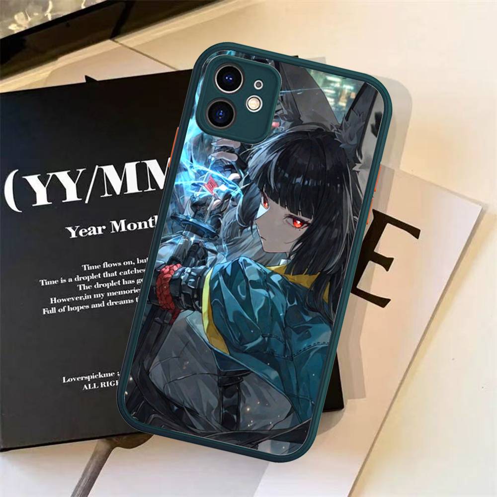 Hoshimi Miyabi ZZZ Phone Cases for iPhone 16 15 14 Plus 13 12 11 Pro Max Matte oft Bumper Phone Cover iphone 11pro