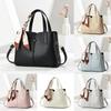Minimalist Pu Shoulder Bag For Women With Large Capacity And Zipper Closure For Daily Use